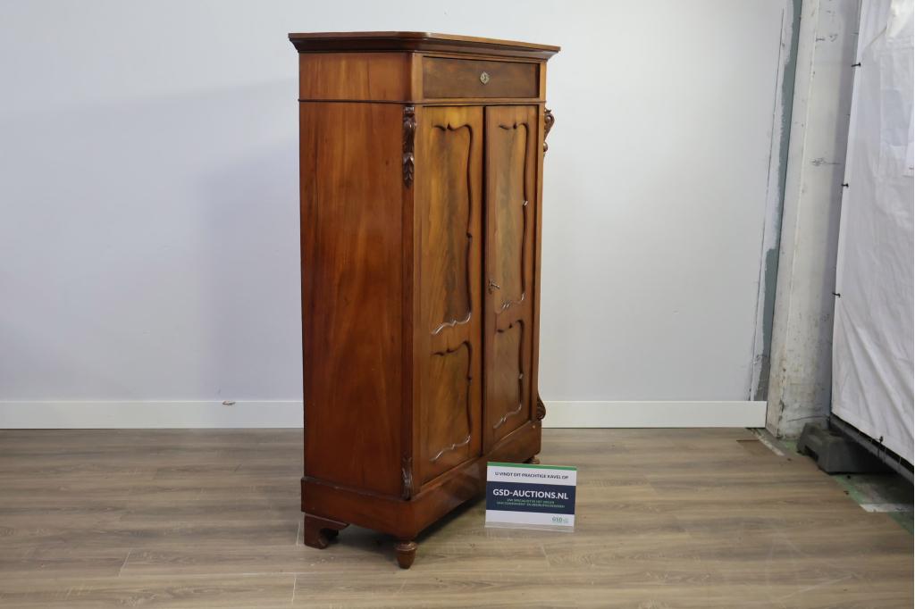 Antieke Biedermeier Plankenkast, Ophalen of Verzenden, Niet ingevuld, Niet ingevuld, Niet ingevuld