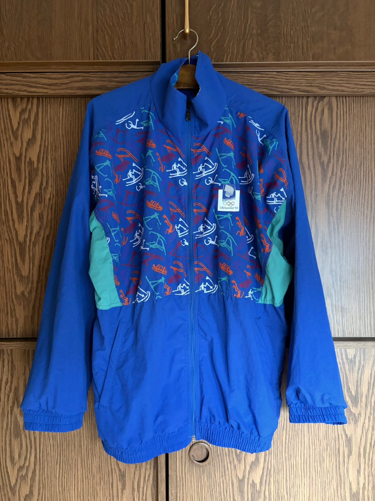 Swix Olympische Spelen windbreaker jasje traningsjack jack, Maat 52/54 (L), Blauw, Wandelen of Outdoor, Ophalen of Verzenden