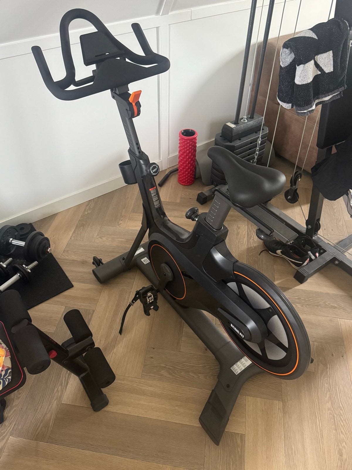 Basic-Fit Indoor Cycle, Ophalen, Spinningfiets, Zo goed als nieuw, Metaal