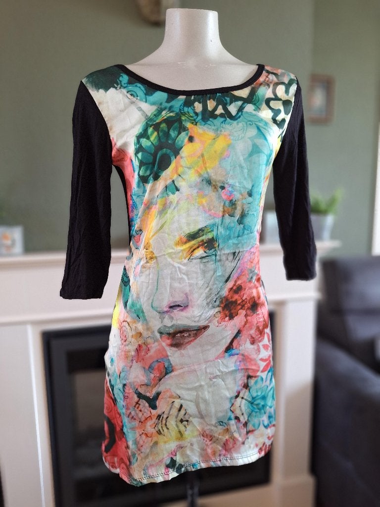 Sensi Wear nieuwe top lang shirt L 40, Maat 38/40 (M), Lange mouw, Meerkleurig, Verzenden