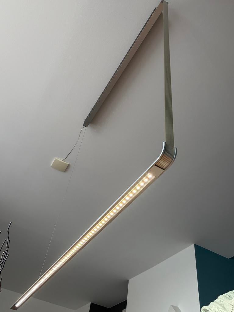 Nimbus Line C Hanglamp - 120cm, dimbaar LED, aluminium, Huis en Inrichting, Ophalen, Gebruikt, Metaal, 75 cm of meer
