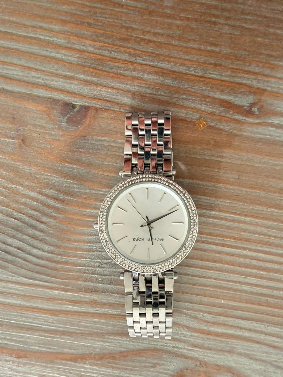 Michael Kors Darci (MK-3190) zilverkleurig, Sieraden, Tassen en Uiterlijk, Overige merken, Staal, Ophalen of Verzenden, Zo goed als nieuw