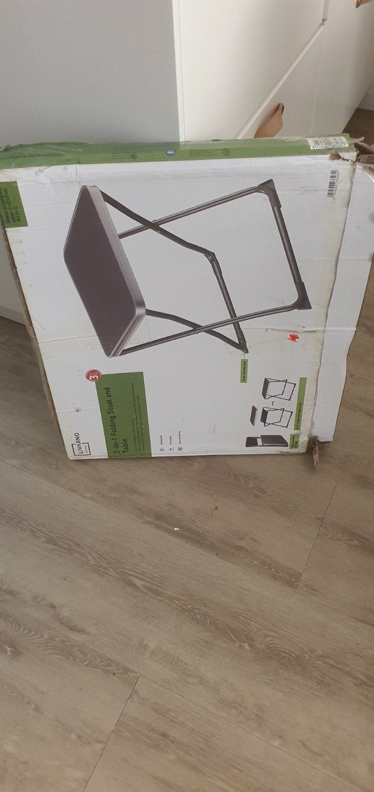 2 in 1 stoel en tafel, Ophalen of Verzenden, Hout, 50 tot 150 cm, 30 cm of meer