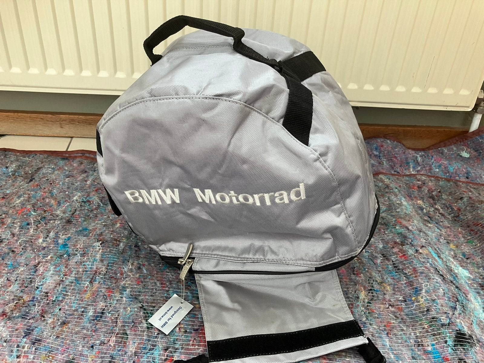 BMW helmtas helm tas schouderband+ bevestiging bagagedrager, Motoren, Ophalen of Verzenden, Zo goed als nieuw