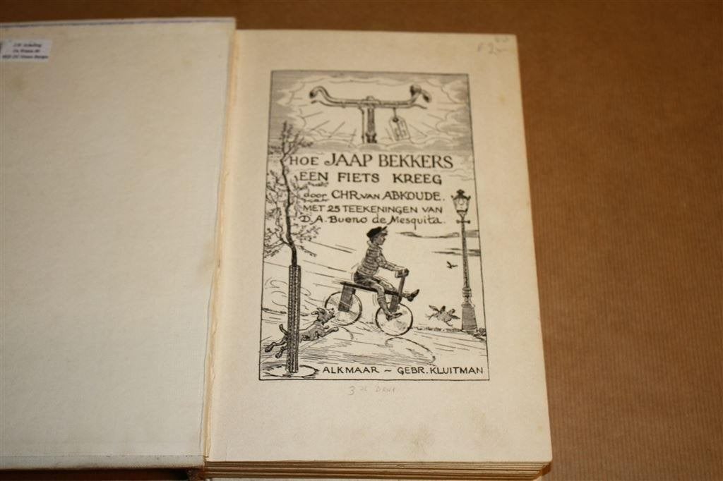 Hoe Jaap Bekkers een fiets kreeg. Abkoude. Kluitman 1928., Boeken, Ophalen of Verzenden, Gelezen