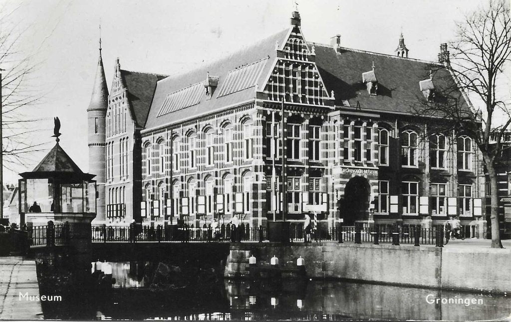 Groningen- -Museum., Ophalen of Verzenden, 1940 tot 1960, Gelopen, Groningen