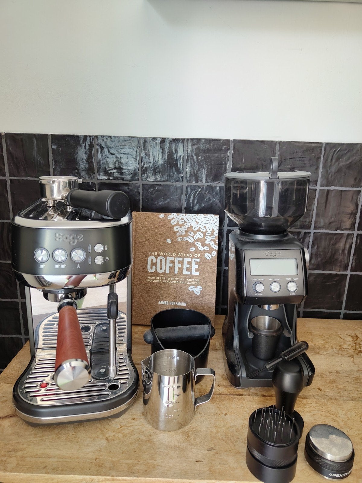 Sage Bambino Plus & Sage Smart Grinder Pro, Witgoed en Apparatuur, Koffiezetapparaten, Ophalen, Espresso apparaat, Gemalen koffie