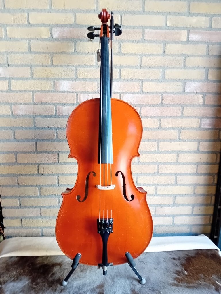 1/2 cello met stok en hoes, Ophalen, Gebruikt, 1/2-cello