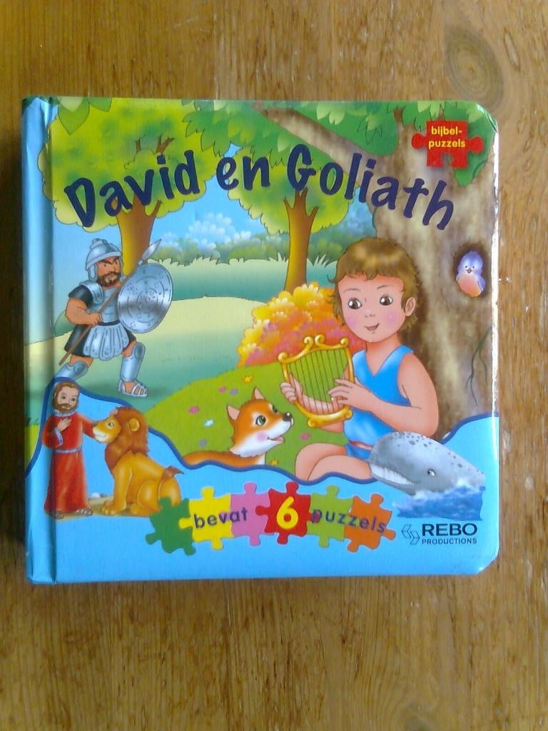 David en Goliath, en andere Bijbelboekjes voor kinderen, Ophalen of Verzenden, Zo goed als nieuw, 3 tot 4 jaar