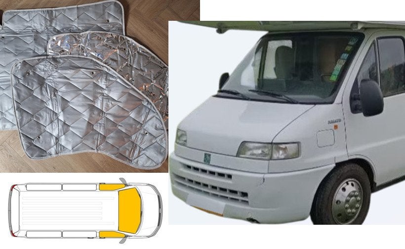 Raamisolatie Fiat Ducato 230 Bouwjaar 1994-2001 Grijs 3, Caravans en Kamperen, Buurserstraat 15 A, 7481 EG,Haaksbergen, Ophalen of Verzenden