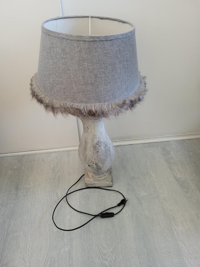 Kamer lamp, Huis en Inrichting, Lampen | Lampenkappen, Ophalen, Grijs, Rond, 50 cm of meer