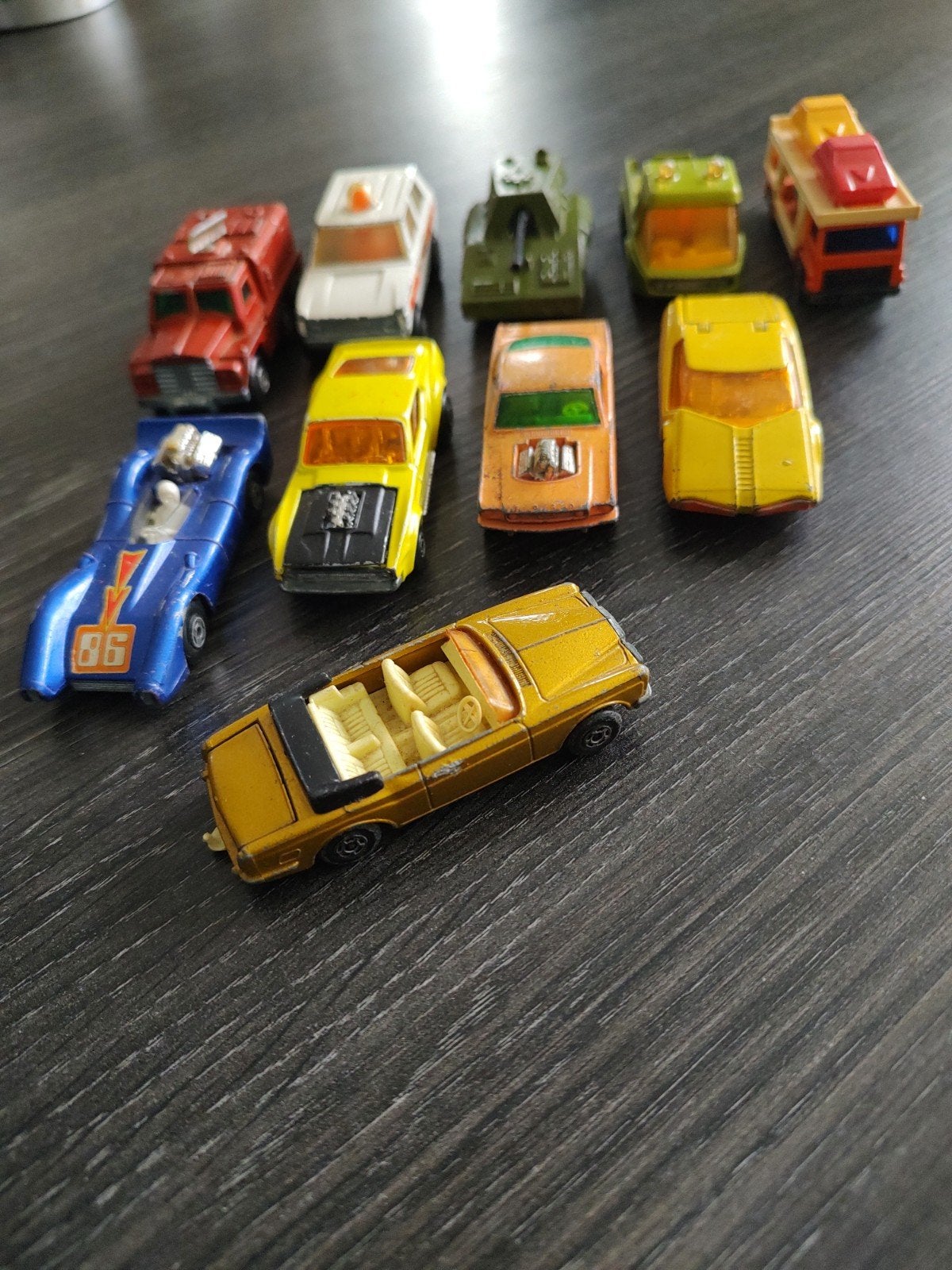 10x MATCHBOX 3inch, diverse Autos, Ophalen of Verzenden, Gebruikt, Auto