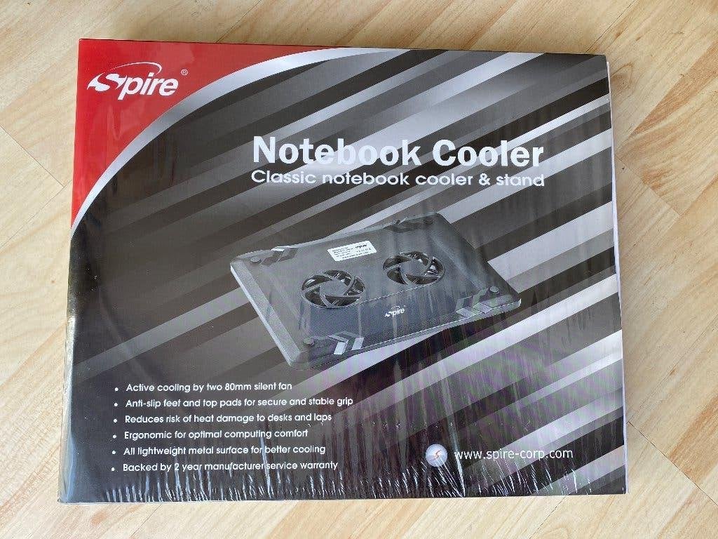 nieuwe dual fan laptop koeler, Ophalen of Verzenden, Nieuw, Luchtkoeling