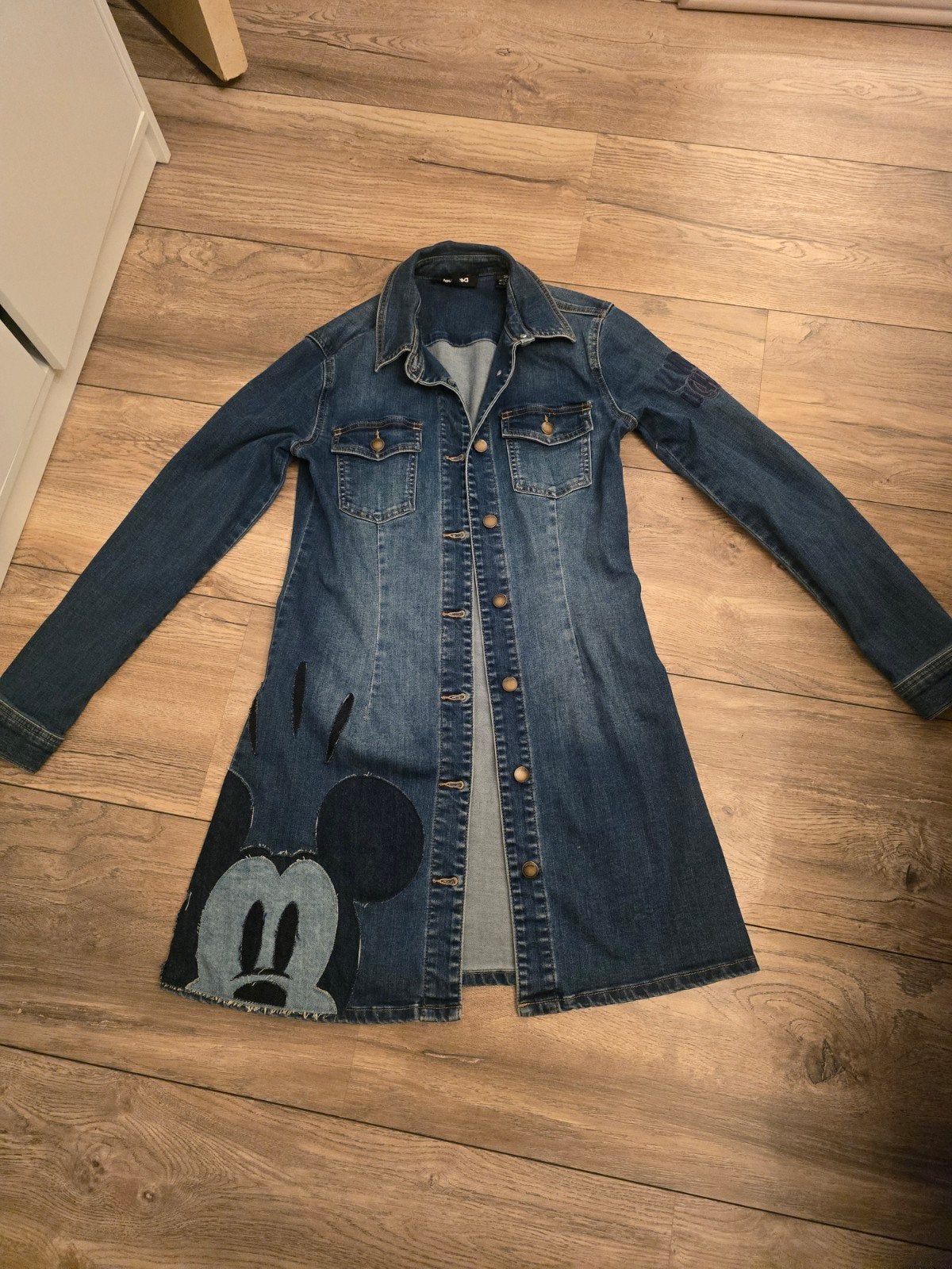 Desigual Disney Mickey Mouse spijkerjas - Maat S, Ophalen, Blauw, Nieuw, Desigual