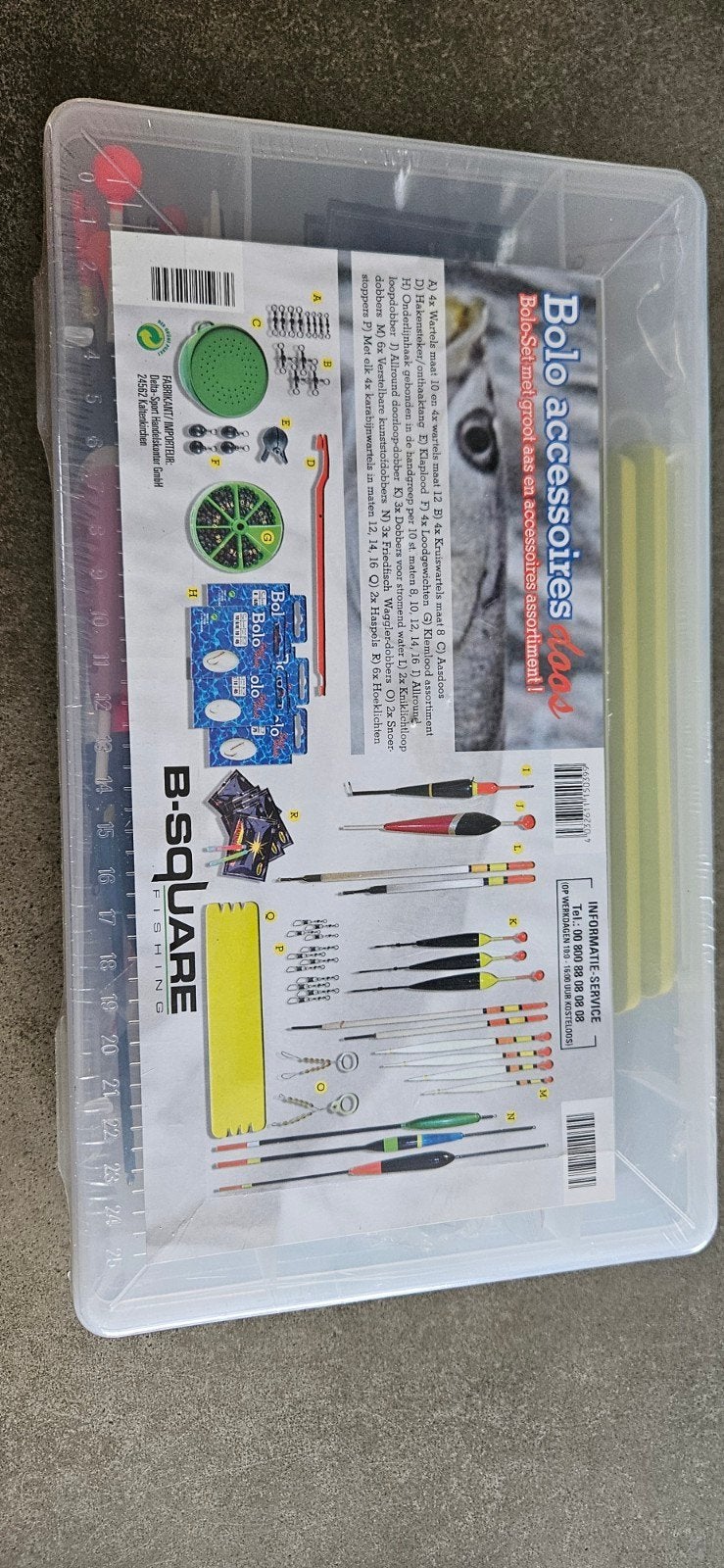Bolo accessoires doos B-Square vissen, Ophalen of Verzenden, Nieuw, Dobber of Lood