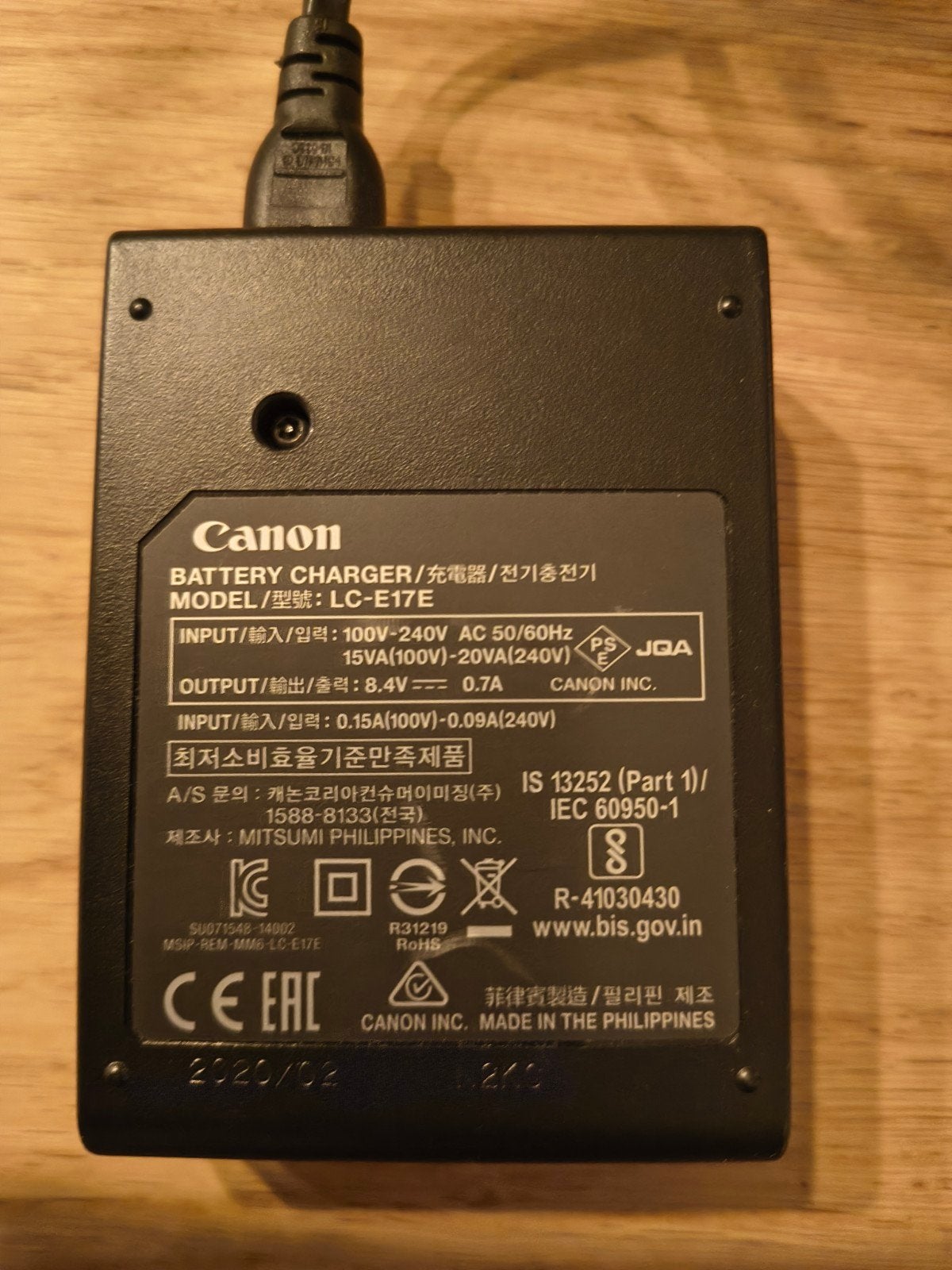 Accu lader Canon Camera LC-E17E, Audio, Tv en Foto, Ophalen of Verzenden, Canon, Geen optische zoom