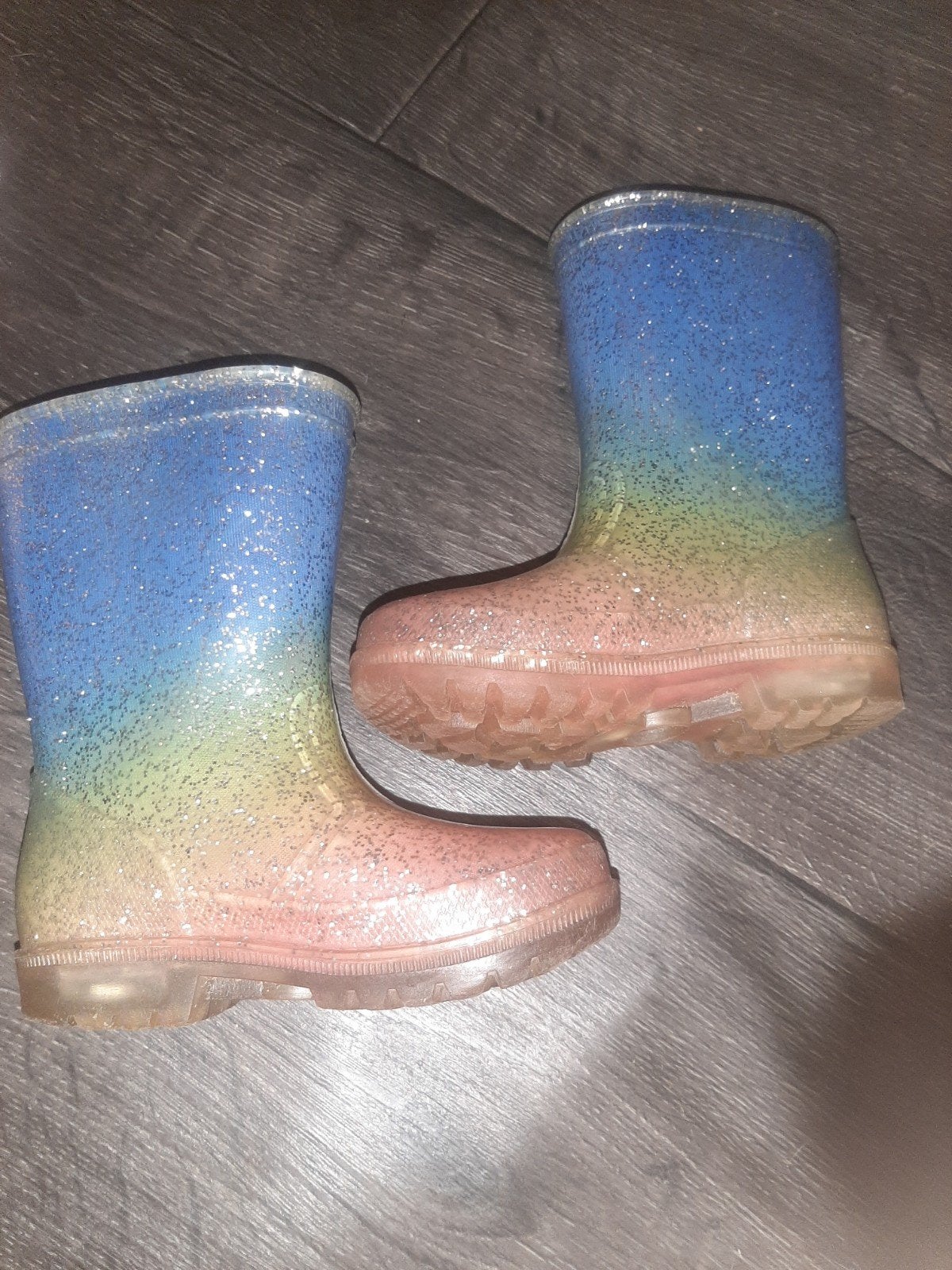 Regenboog Laarsjes voor Meisjes Maat 25, Ophalen of Verzenden, Zo goed als nieuw, Onbekend, Meisje