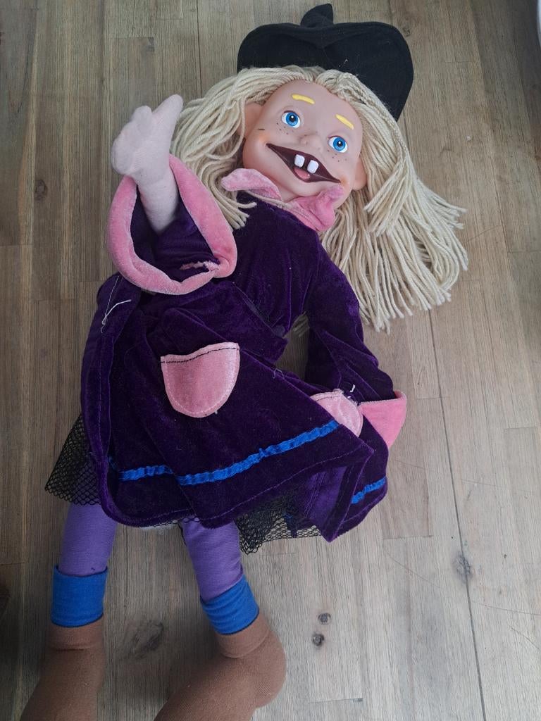 Leuke toos toverhoed met blonde haren en van toverland, Ophalen, Gebruikt, Overige typen