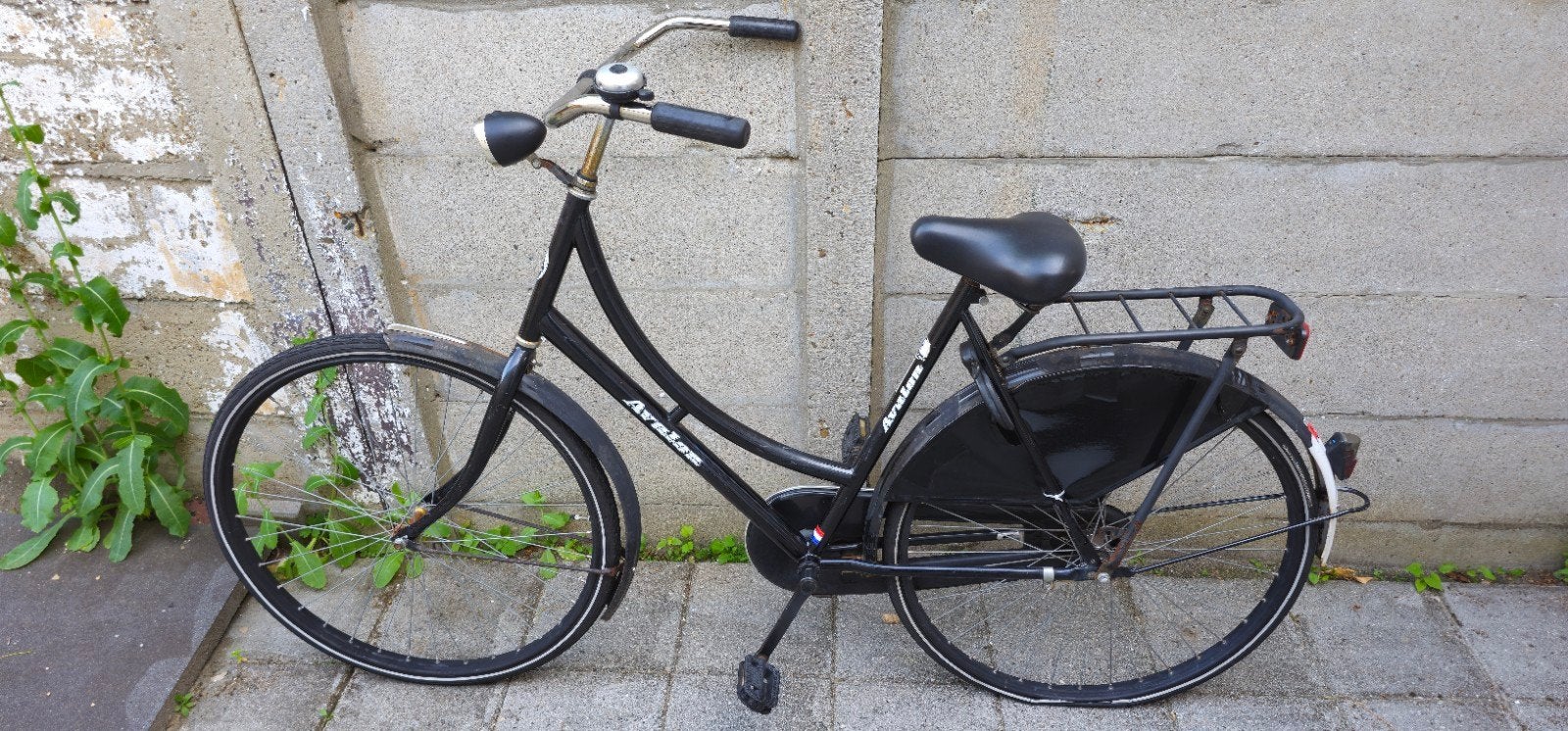 Avalon damesfiets 57 cm 28 inch zwart, Fietsen en Brommers, Fietsen | Dames | Damesfietsen, Terugtraprem, Gebruikt, 56 cm of meer