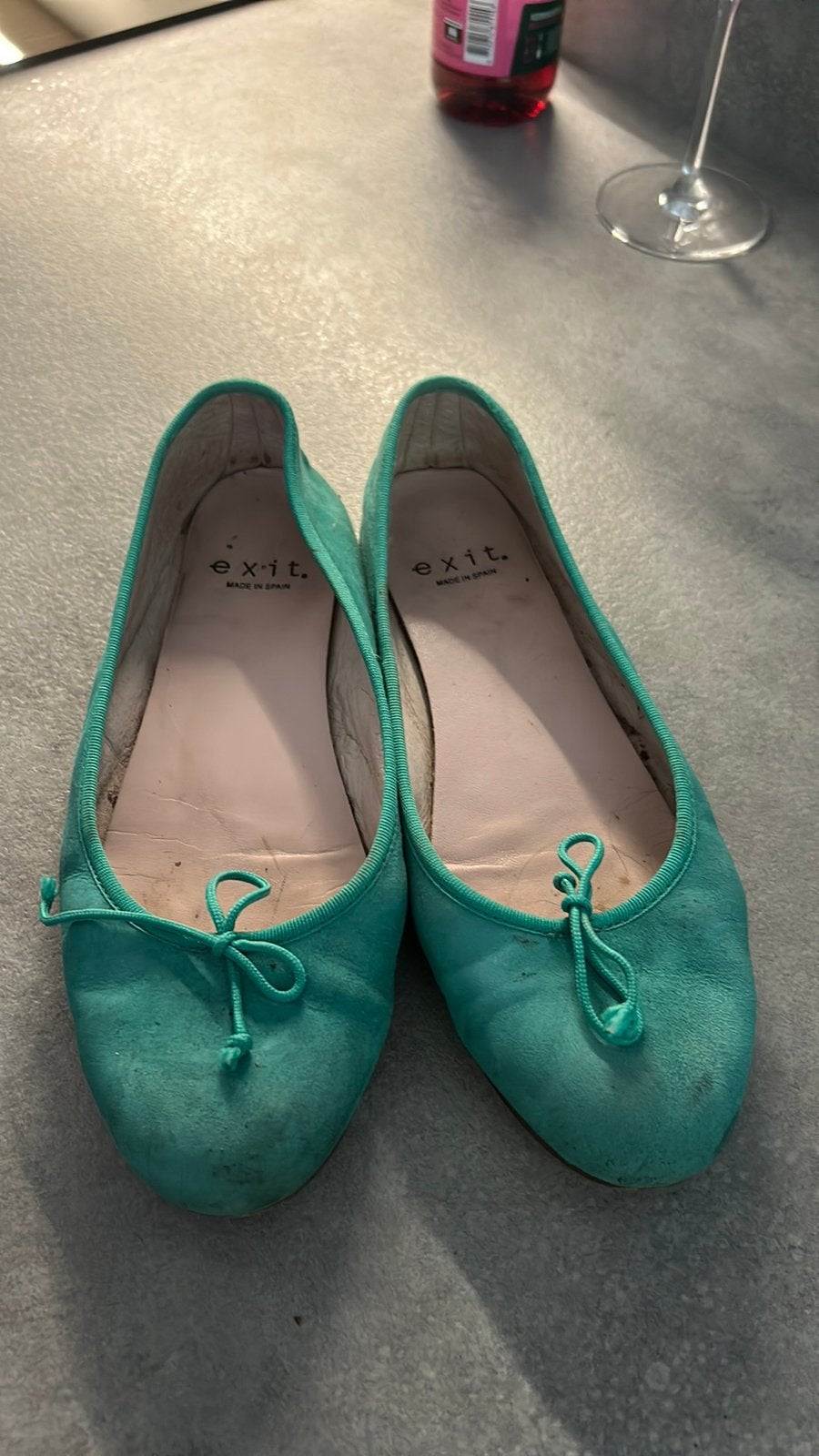 Groene ballerina maat 41, Kleding | Dames, Ophalen of Verzenden, Zo goed als nieuw