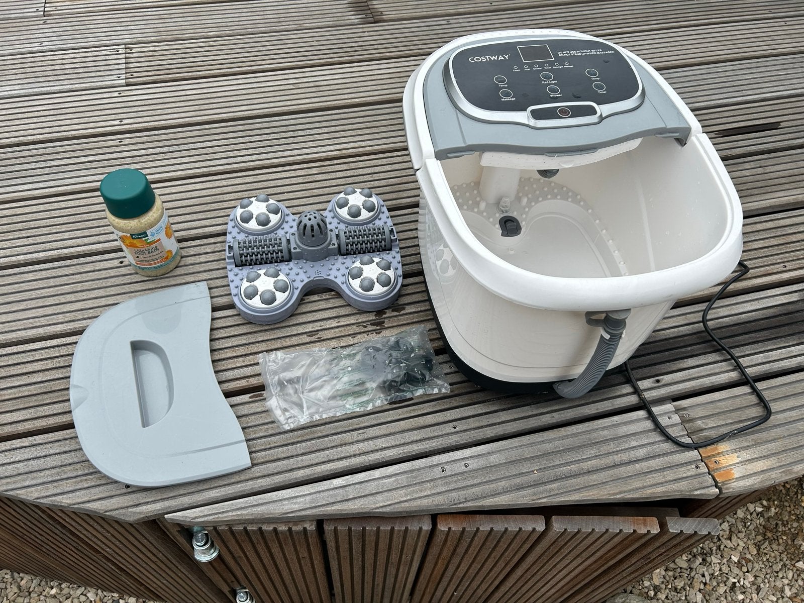 Costway voetenbad met veel opties en Kneipp zout, Ophalen, Zo goed als nieuw, Hand- en Voetverzorging
