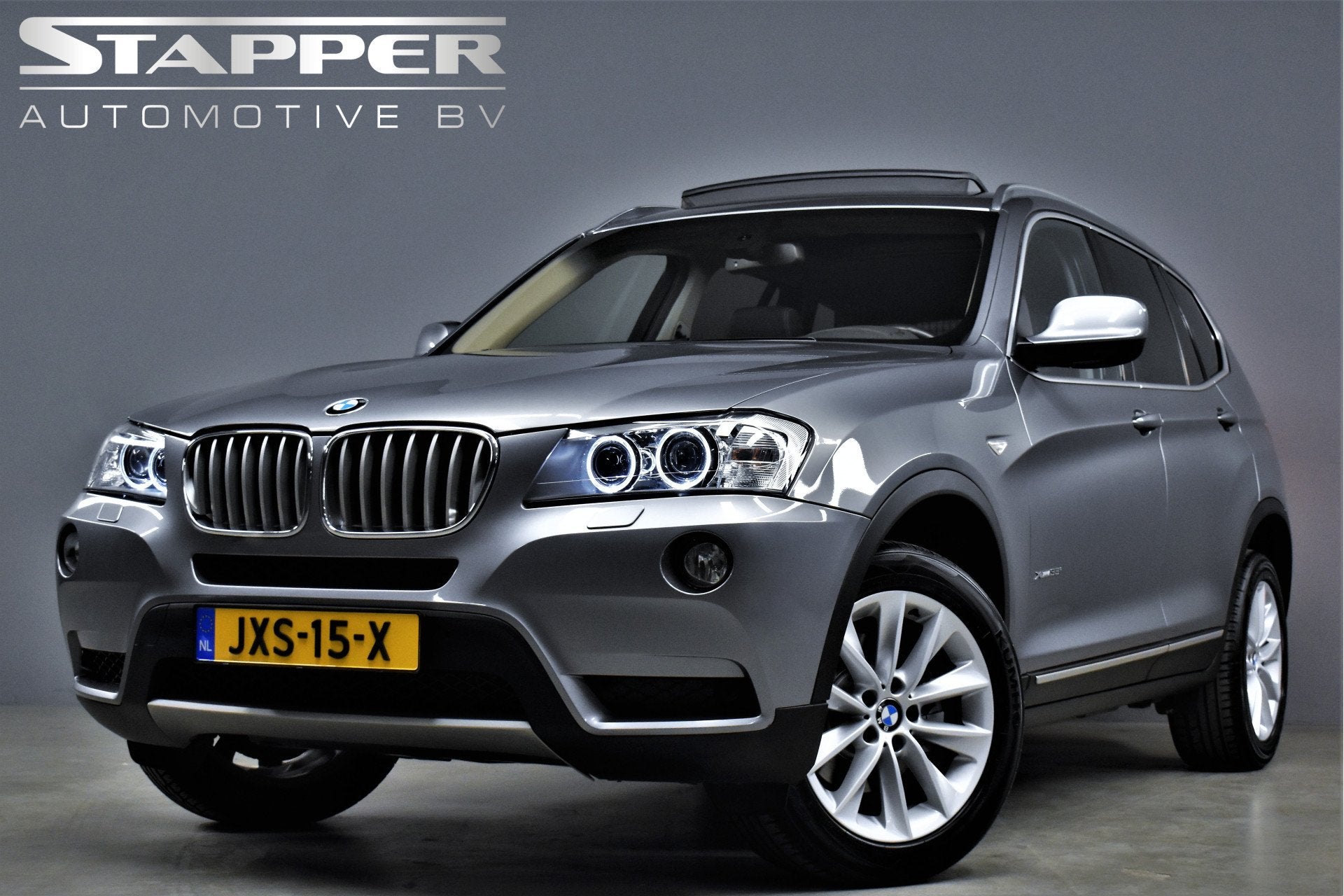 BMW X3 xDrive35i 306pk Automaat High Executive 1e.Eig Dealer, Auto's, BMW, Automaat, Gebruikt, Zwart, 2000 kg