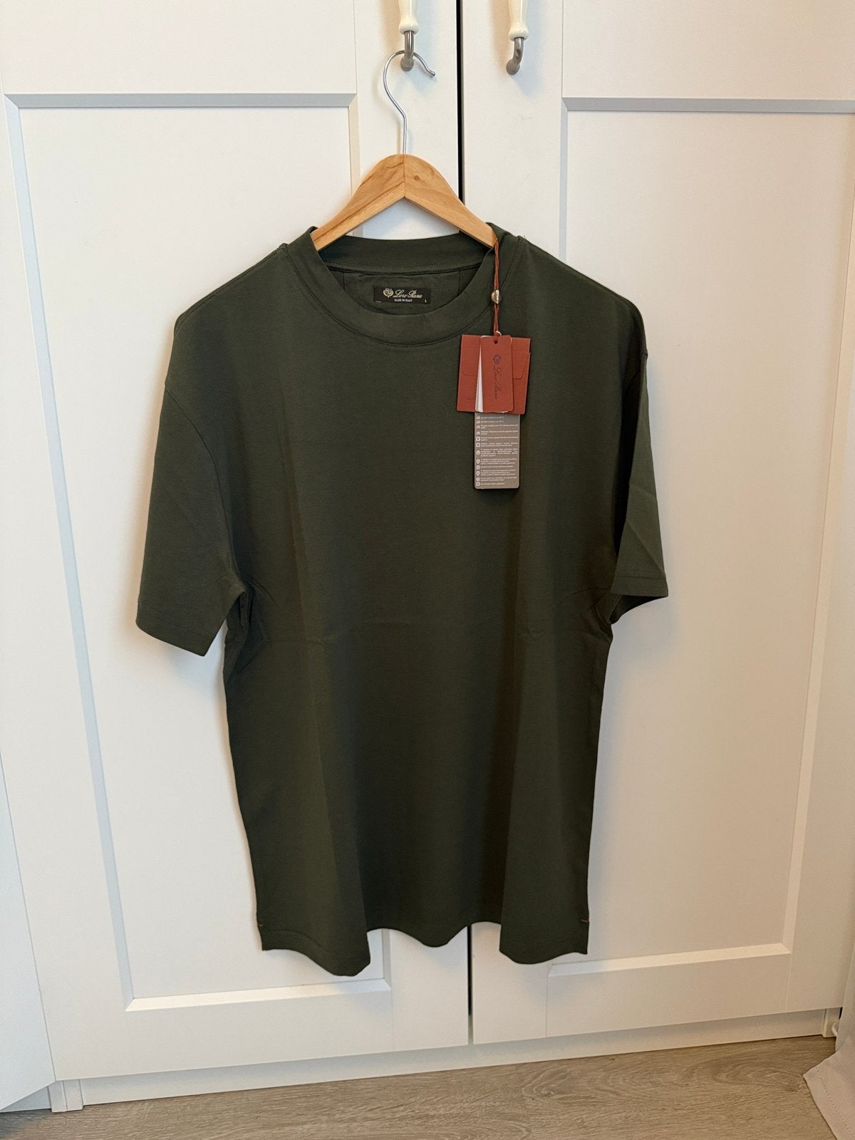 Loro Piana Ray T-Shirt Lazy Summer/Antique Silver, Ophalen of Verzenden, Zo goed als nieuw, Overige maten, Blauw
