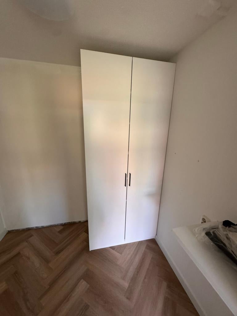Witte pax kast, 200 cm of meer, Zo goed als nieuw, 50 tot 75 cm, 50 tot 100 cm