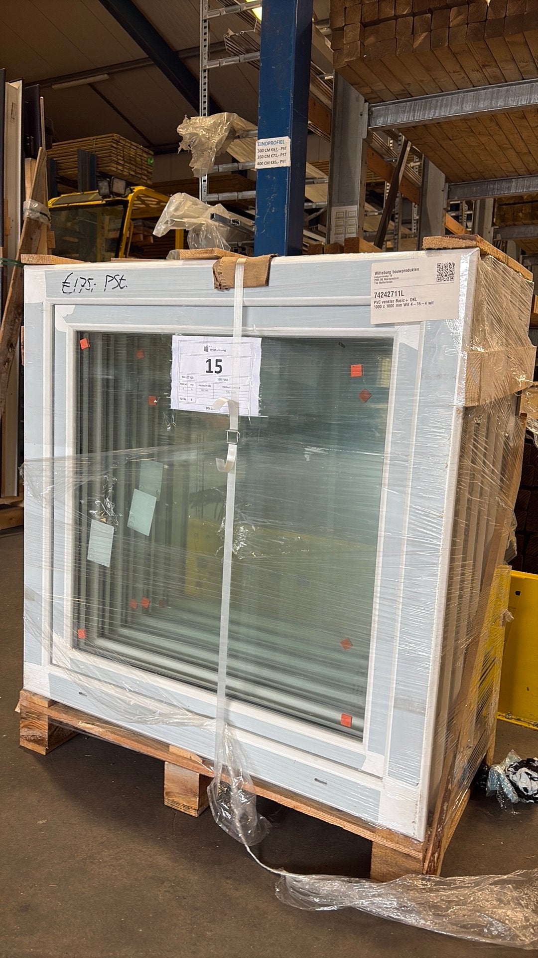 Nieuwe draai/kiep ramen, Ophalen, Zo goed als nieuw, 80 tot 120 cm, Gevelraam of Ruit