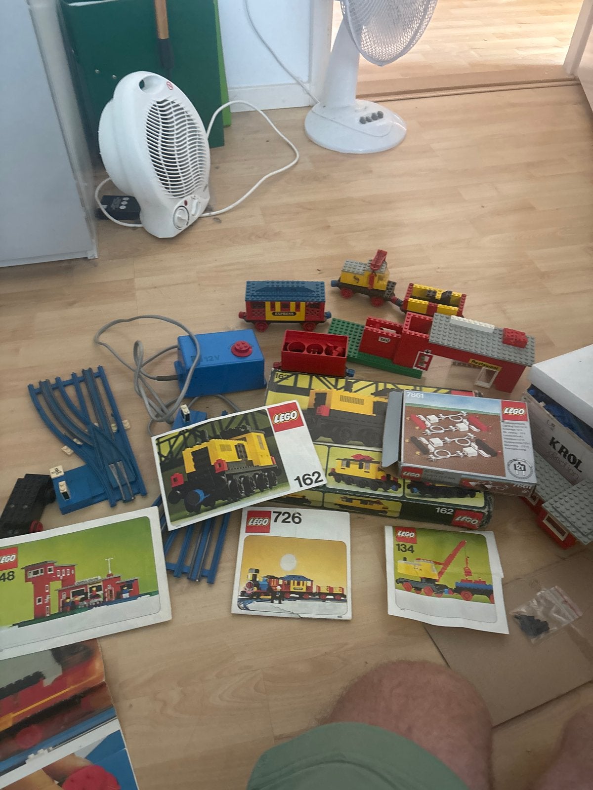 Vintage LEGO Trein Collectie met Diverse Sets en Onderdelen, Ophalen, Gebruikt, Overige thema's, Lego