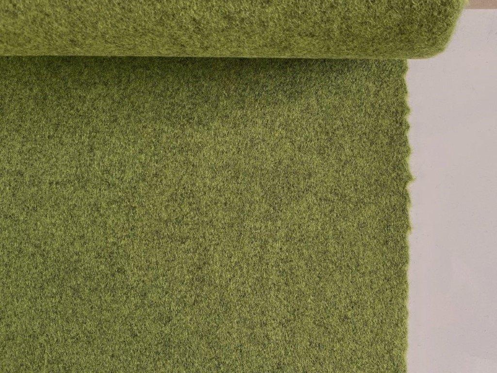 Camira Blazer CUZ1K; groen; restant meubelstof, Wol, 120 cm of meer, Nieuw, Ophalen of Verzenden