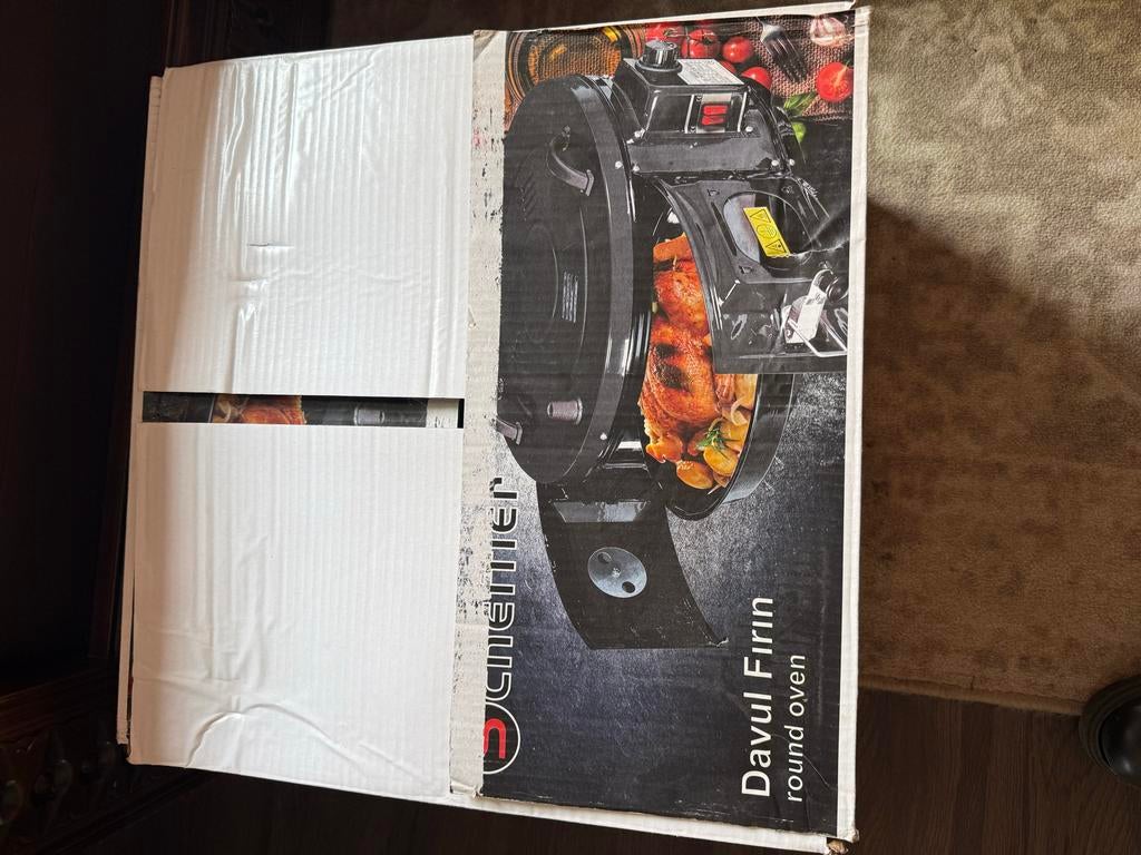 Scheffler Davul Fırın Ronde Oven 1100W, Minder dan 45 cm, Overige merken, Oven, Ophalen of Verzenden