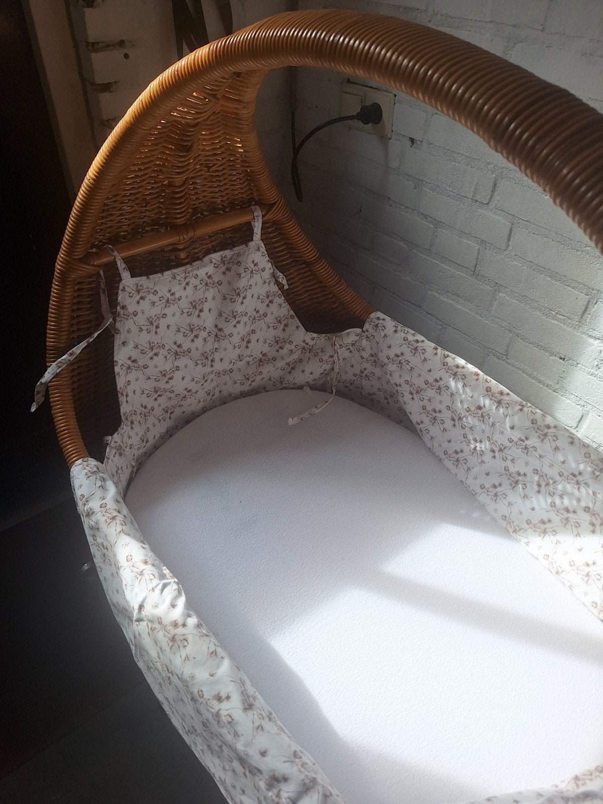 Wiegje Celine met bekleding en hoeslaken, Kinderen en Baby's, Babywiegjes en Ledikanten, Ophalen, Gebruikt, Wieg
