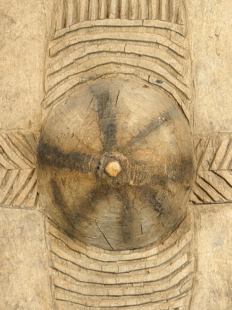 260438 Oud Afrikaans Dogon Graan deur uit Mali., Antiek en Kunst, Kunst | Niet-Westerse kunst, Ophalen of Verzenden