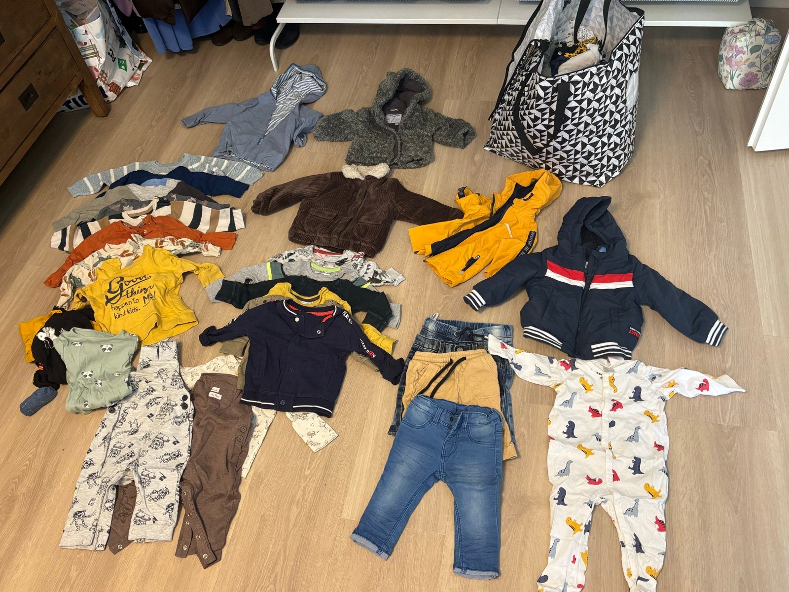 Grote kledingbundel babykleding maat 68-74 (okt-feb), Ophalen, Gebruikt, Jongetje
