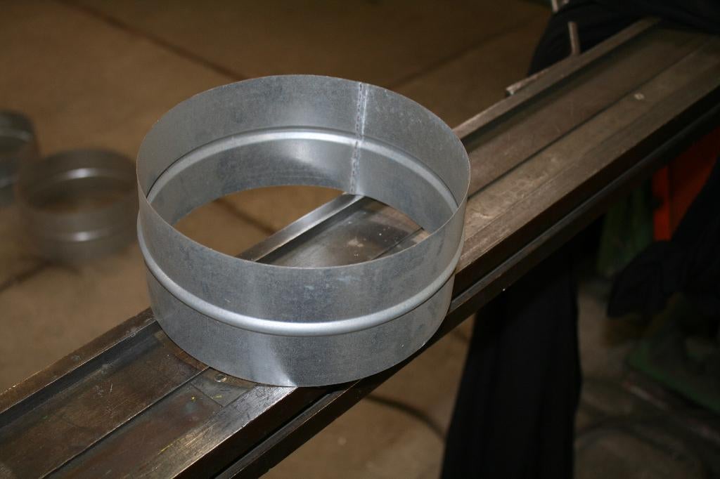 Spiralobuis koppelstukken rond 200, Ophalen, Nieuw