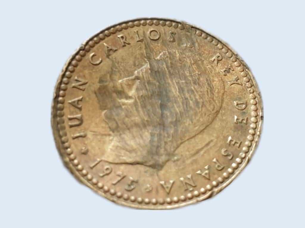 Espana/ Spanje Juan Carlos 1 Peseta 1975 ~ NH7309, Ophalen of Verzenden, Overige landen, Losse munt