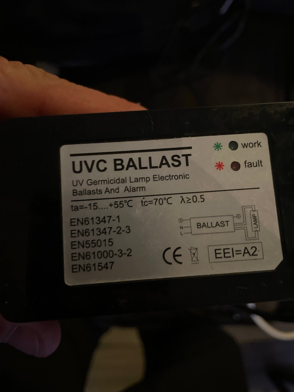 UVC Waterzuiveraar met Ballast - 16W, 2GPM, Ophalen of Verzenden, Gebruikt