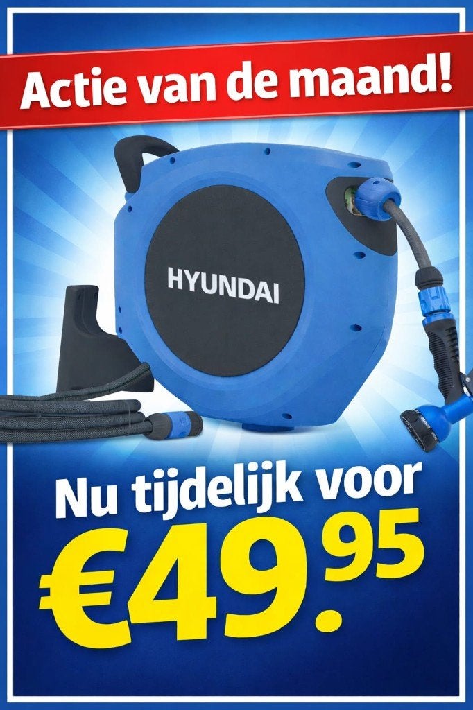 Tuinslang, automatisch oprolbaar. ACTIE!!, Tuin en Terras, Tuinslangen, Ophalen of Verzenden, Nieuw, Tuinslang