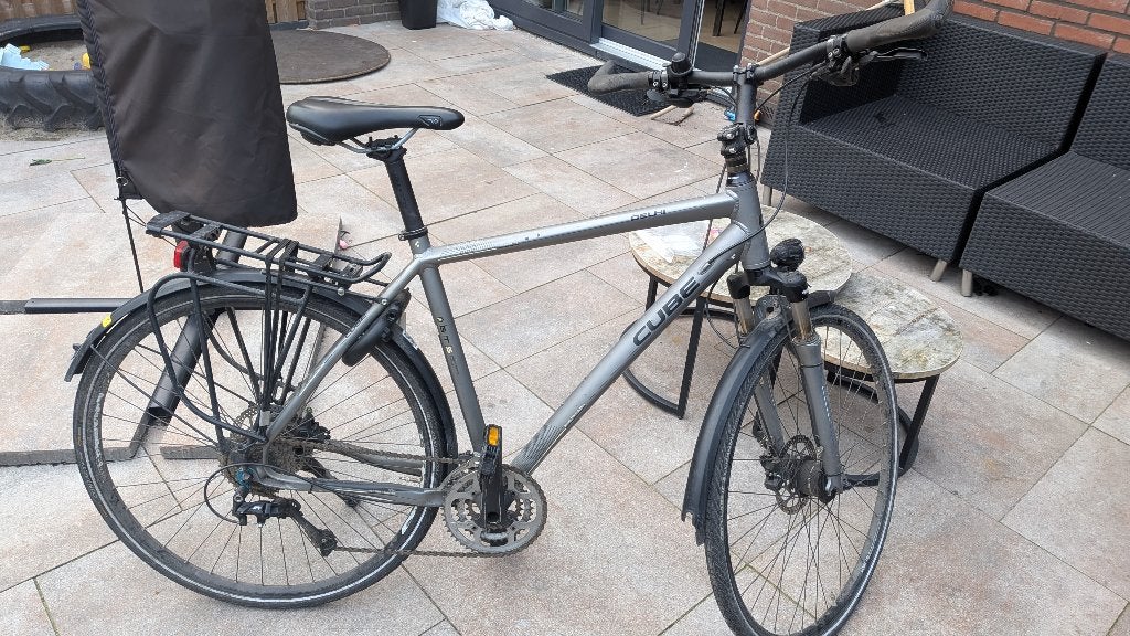 Cube Delhi Pro – Hoogwaardige Opknapper (Shimano XT) 54cm, Gebruikt, Versnellingen, Schijfrem, 53 tot 57 cm