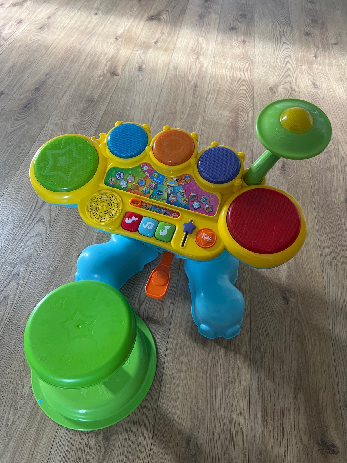 Kinder drumstel met geluid en licht, Ophalen, Gebruikt, Overige typen, Met licht