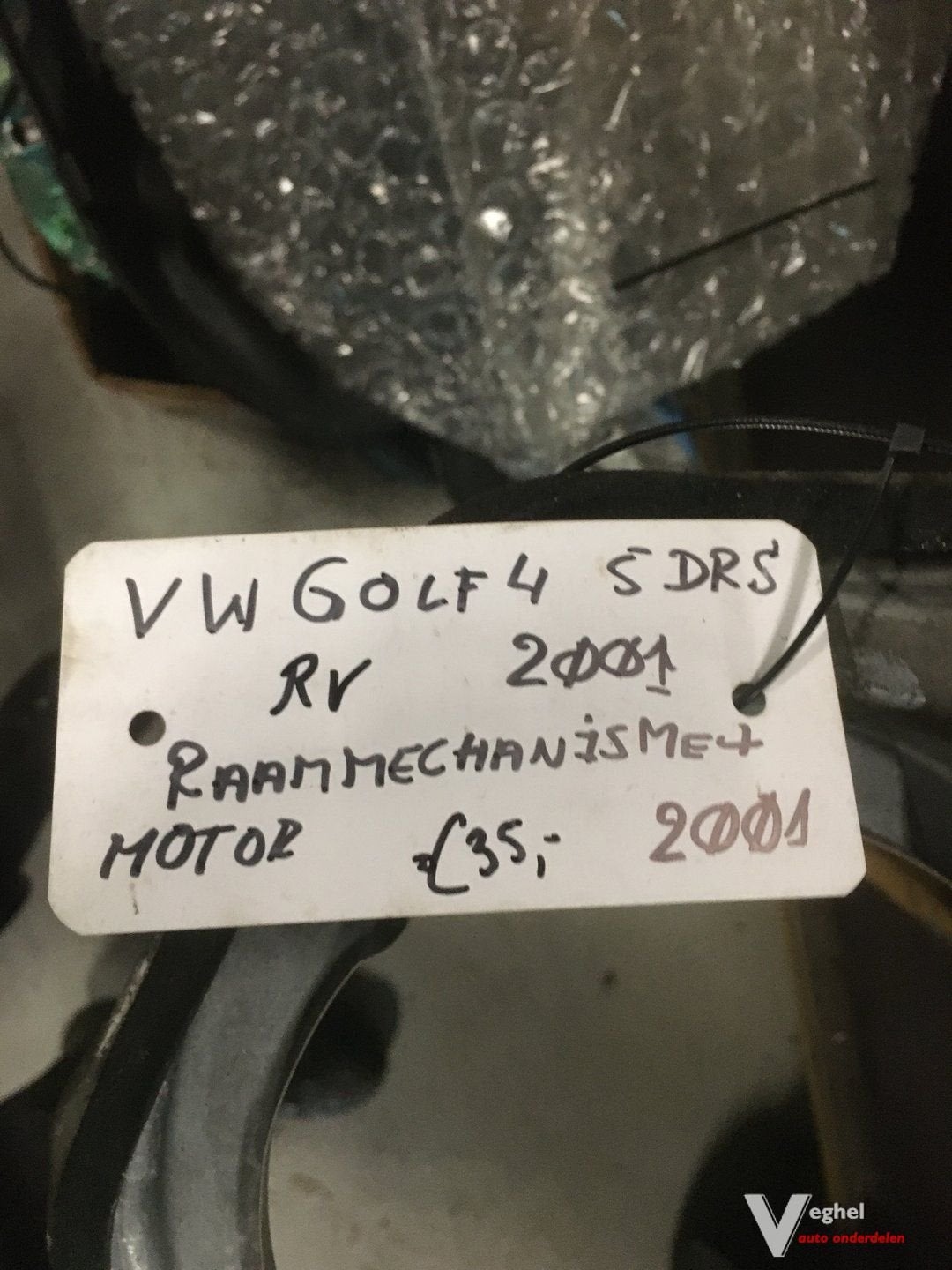Vw Golf 4 5drs 2001 Elektr. Raammechanisme met motor Rechtsv, Gebruikt, -, -, Ophalen of Verzenden