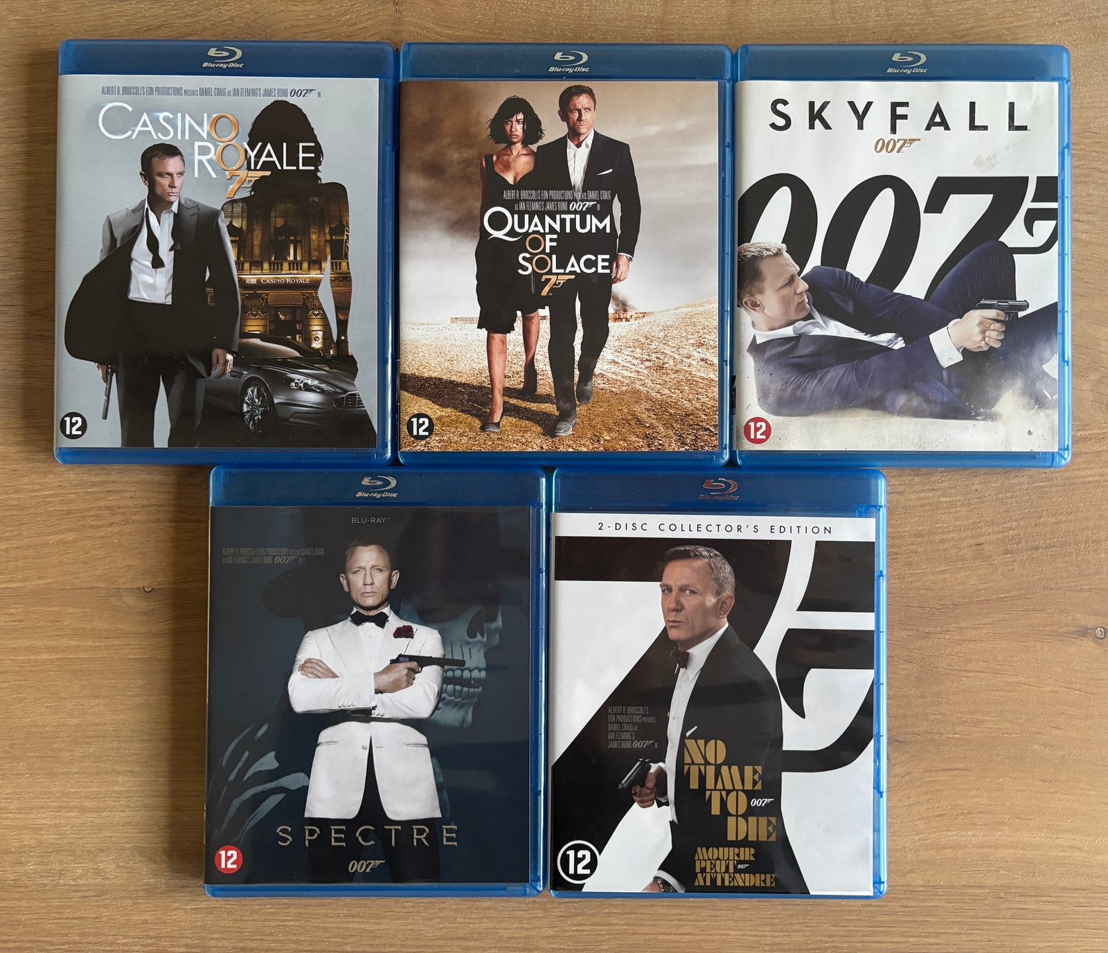 James Bond collectie Daniel Craig, Cd's en Dvd's, Blu-ray, Engels, Nederlands, Film, Actie