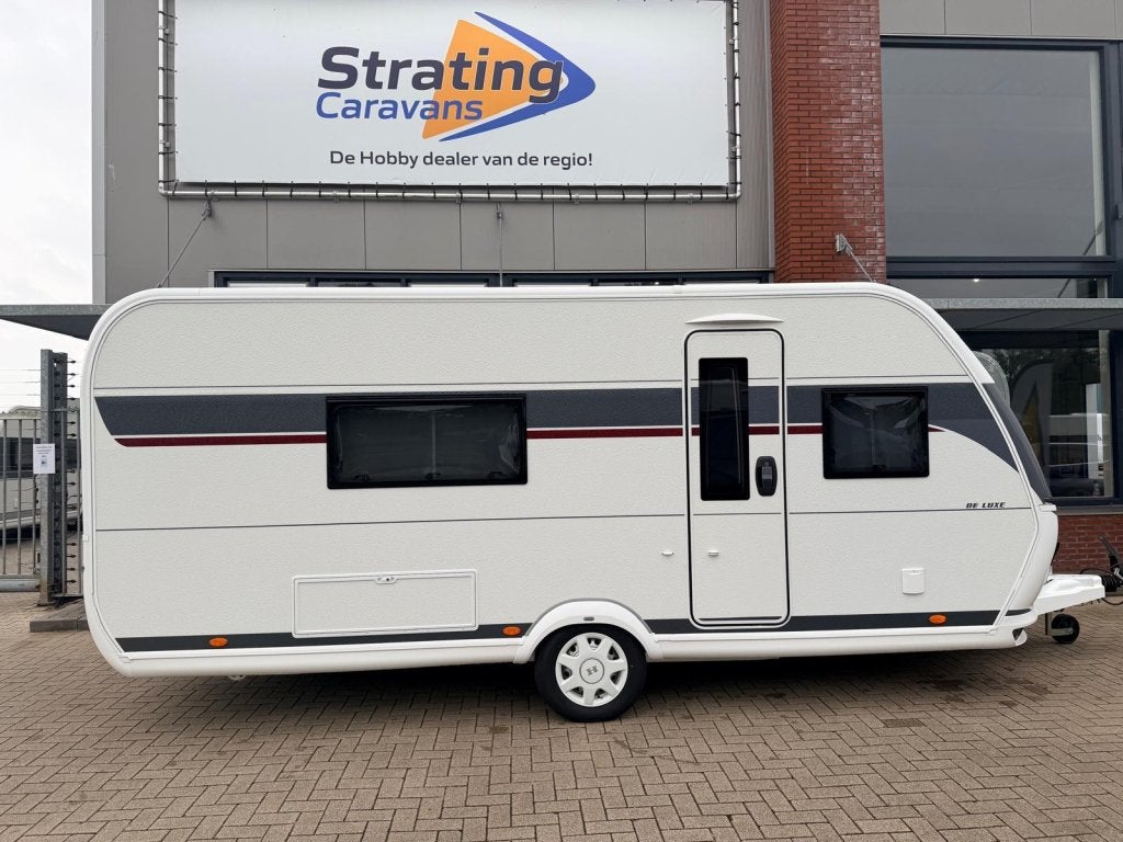 Hobby De Luxe 495 WFB MODEL 2027, Caravans en Kamperen, Serviceluik, Rondzit, Hobby, Bedrijf