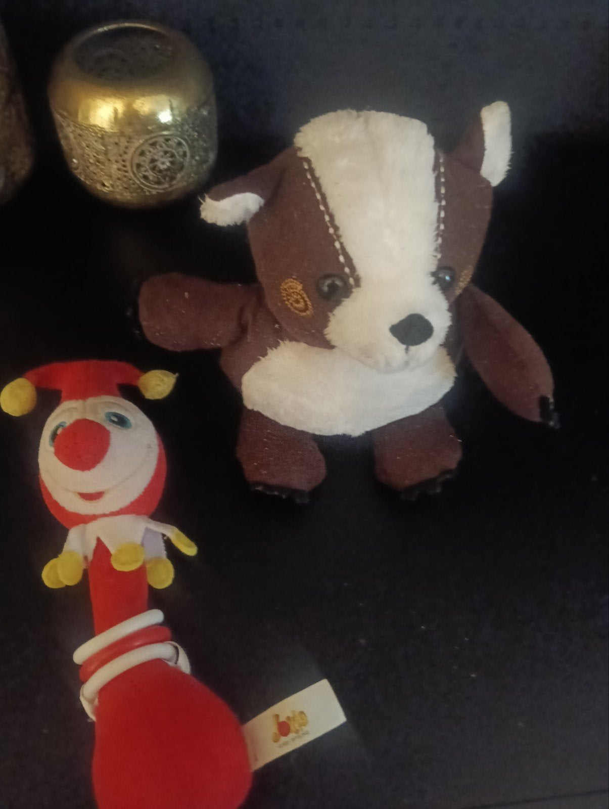 Knuffel Das en Jollein Rammelaar Clown, Ophalen, Gebruikt, Overige merken, Overige karakters