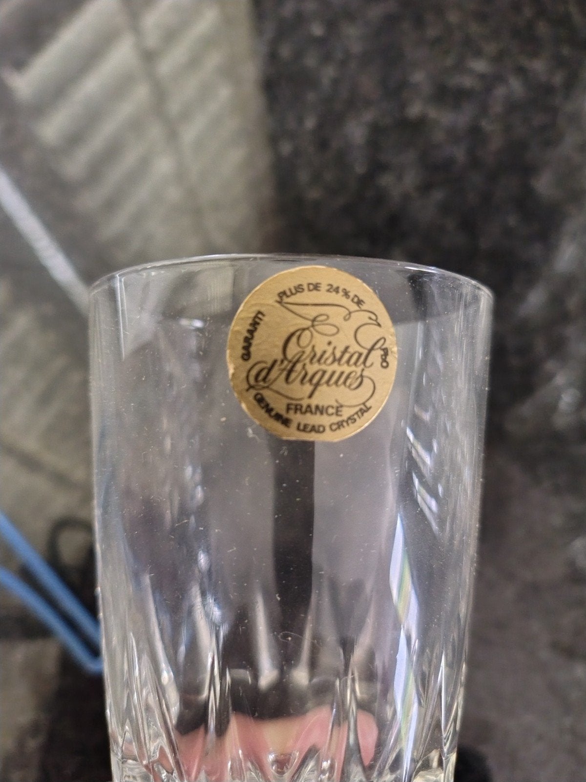 12 Cristal d'Arques Loodkristallen Glazen, Ophalen of Verzenden