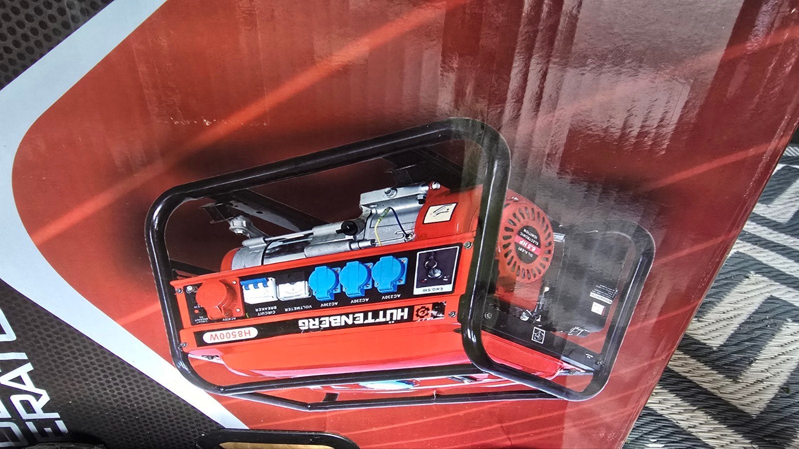 agregaat kracht stroom splinter op benzine, Ophalen, Nieuw, Benzine