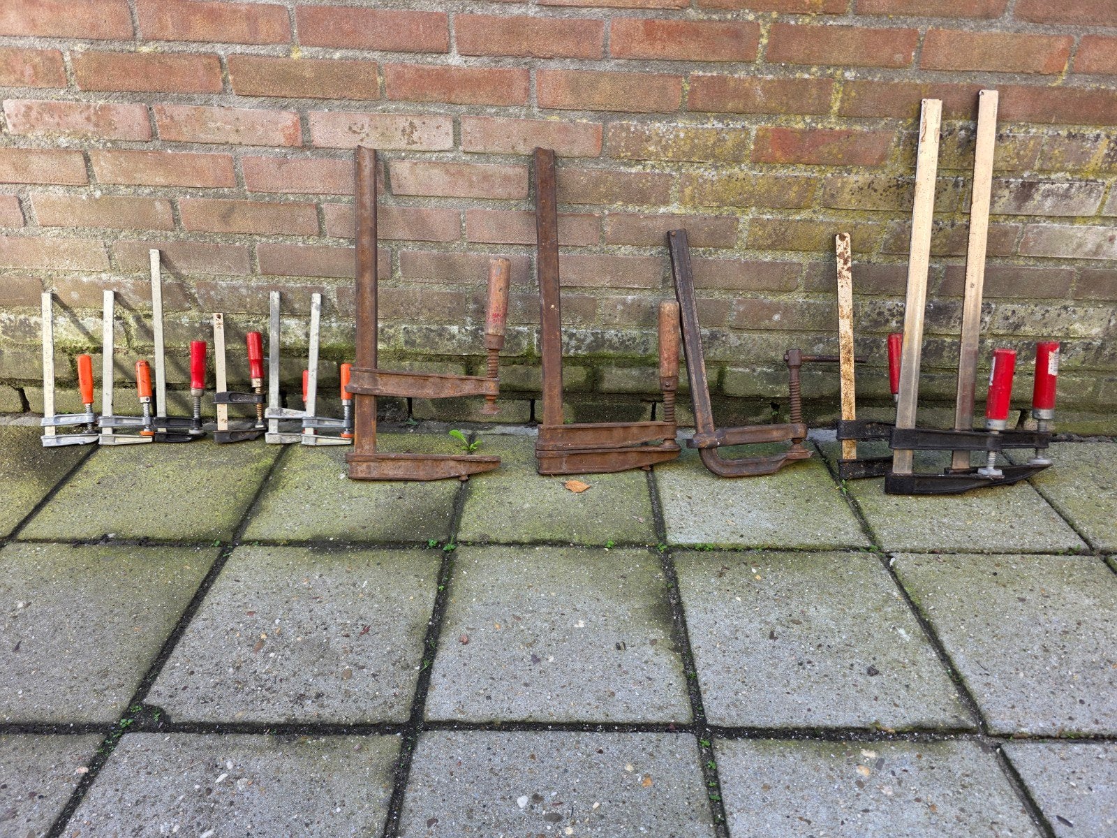 Diverse lijmklemmen - Gebruikt, Ophalen, Gebruikt, Klem