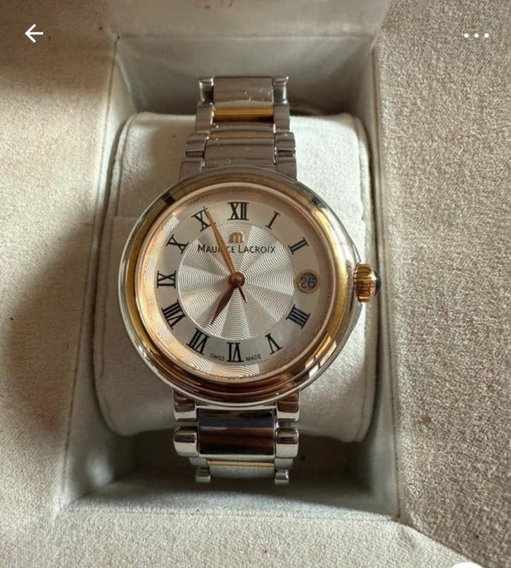 Maurice lacroix horloge maurice lacroix fiaba dameshorloge, Ophalen of Verzenden, Gebruikt, Leer, Overige merken