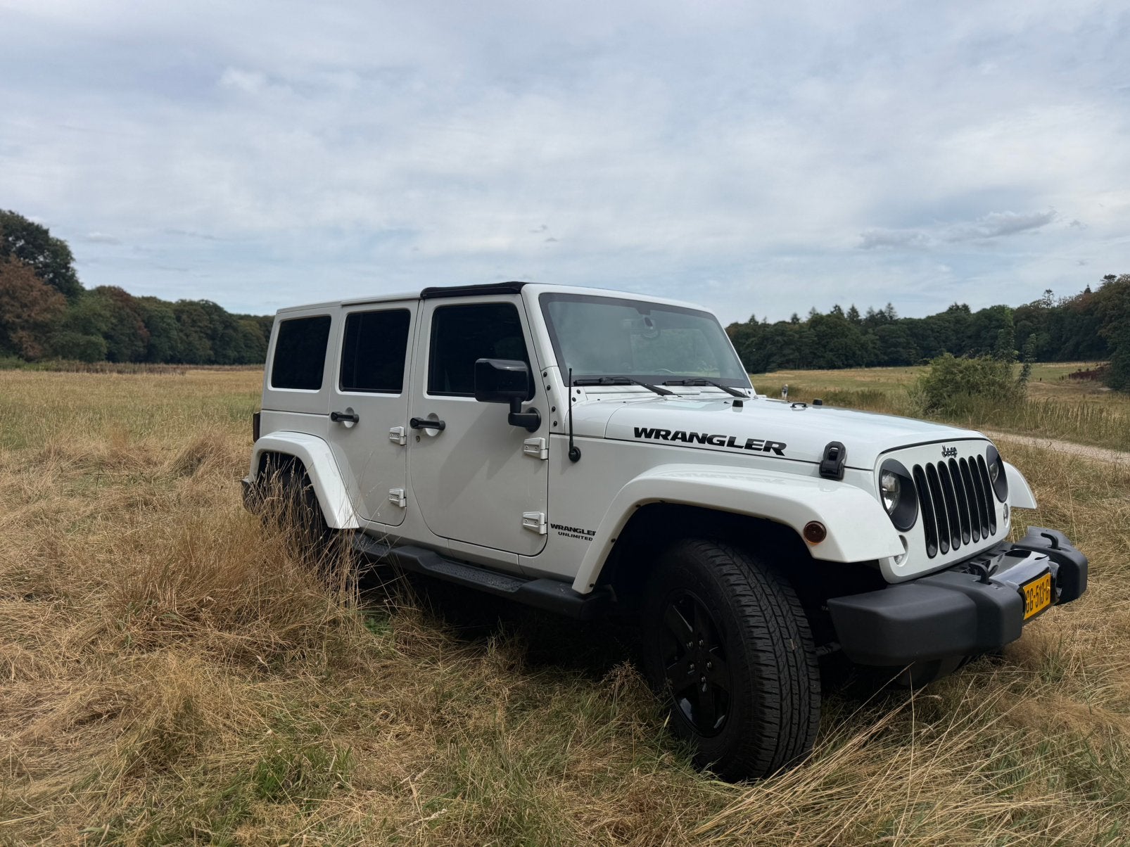 Jeep Wrangler 2014 Wit 84.500 km, 450 kg, 2000 kg, Particulier, Wrangler